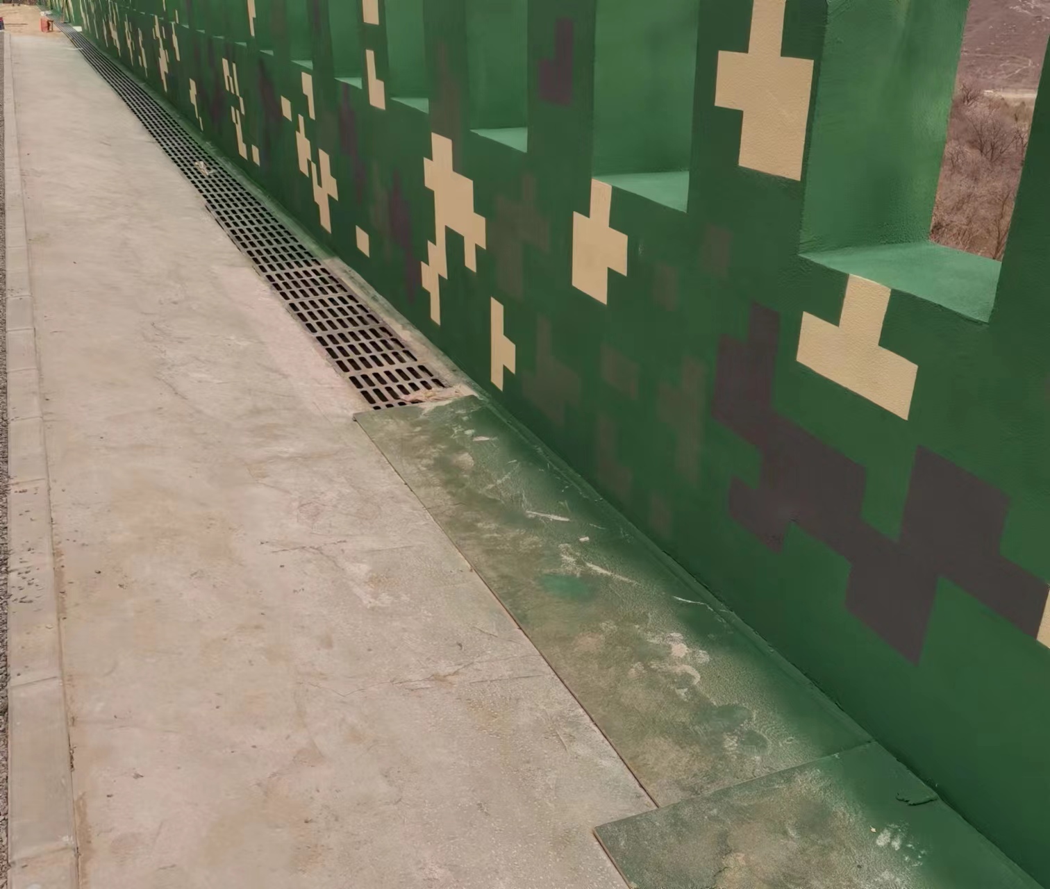 塔城围墙迷彩喷涂,数迷彩漆